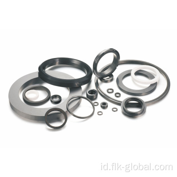 Black Silicon Carbide Ceramic Sic Ring Untuk Pompa